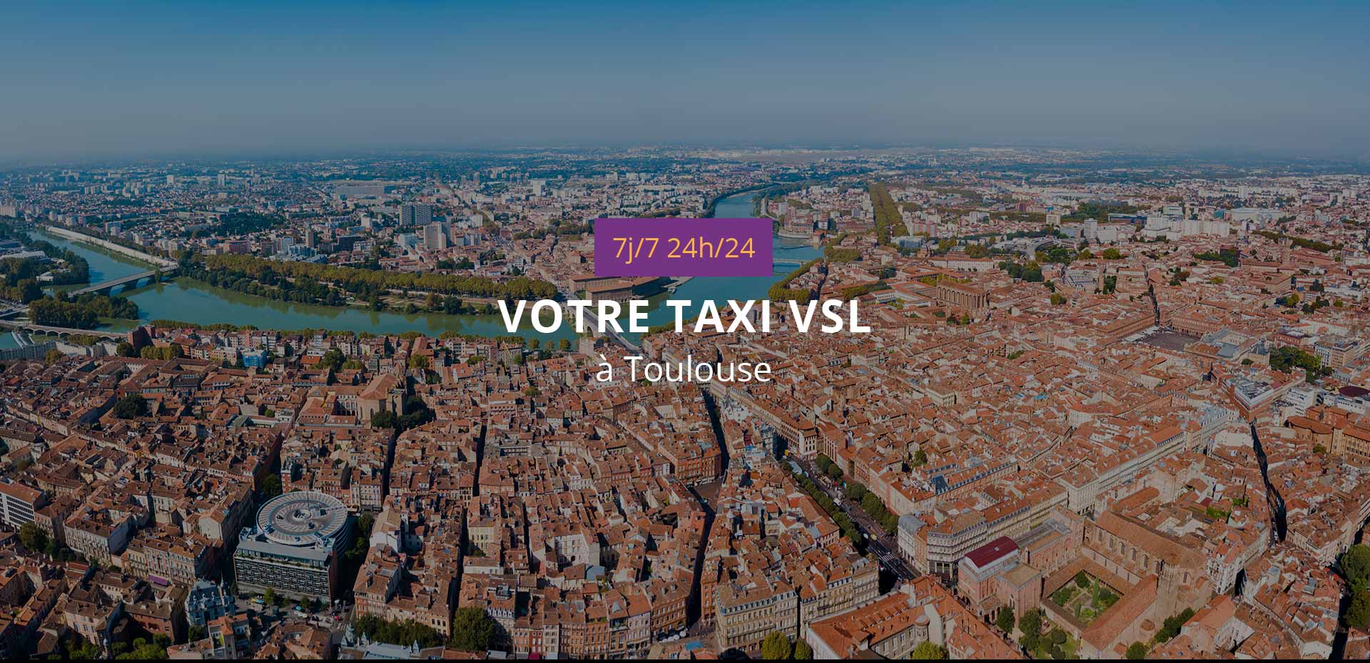Bannière taxi Toulouse - TAXI TLS